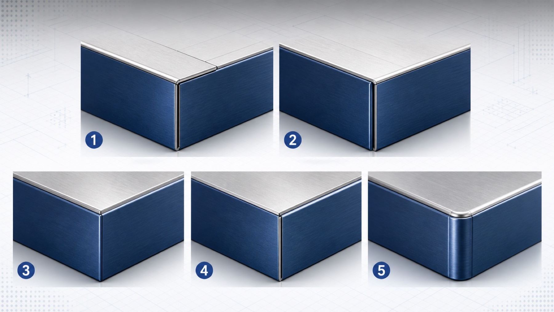 Sheet Metal Door Panel Corner Design: 5 Flat-Pattern Options for Easier Bending - COVO press brake tooling reference