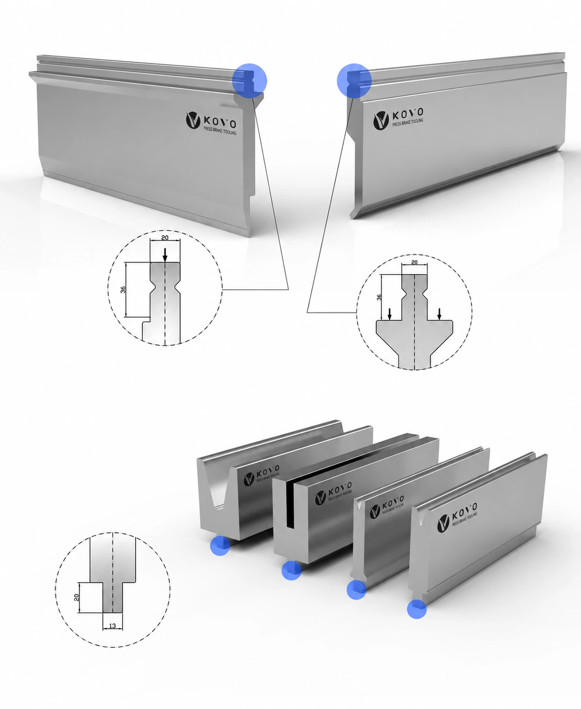 COVO · WILA · Punches · Clamping interface