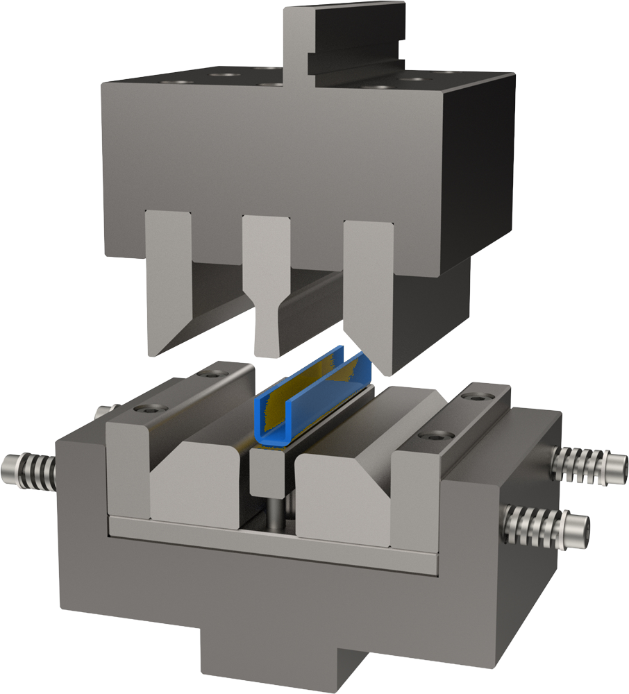 Bending a 2-Inch Radius on a Press Brake Without Cracks or Visible Steps - COVO press brake tooling reference