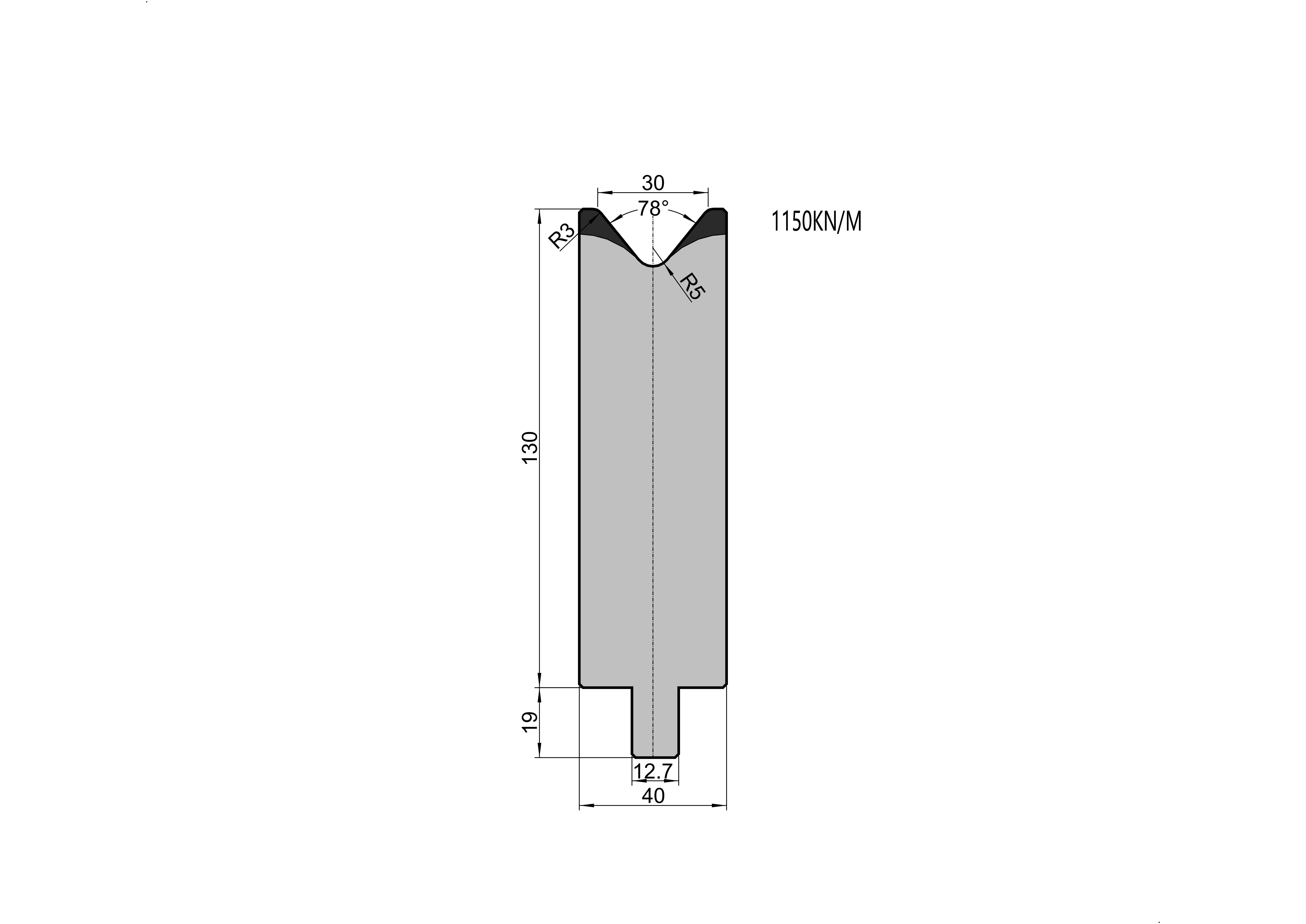 LVD Die 26.269 press brake tooling