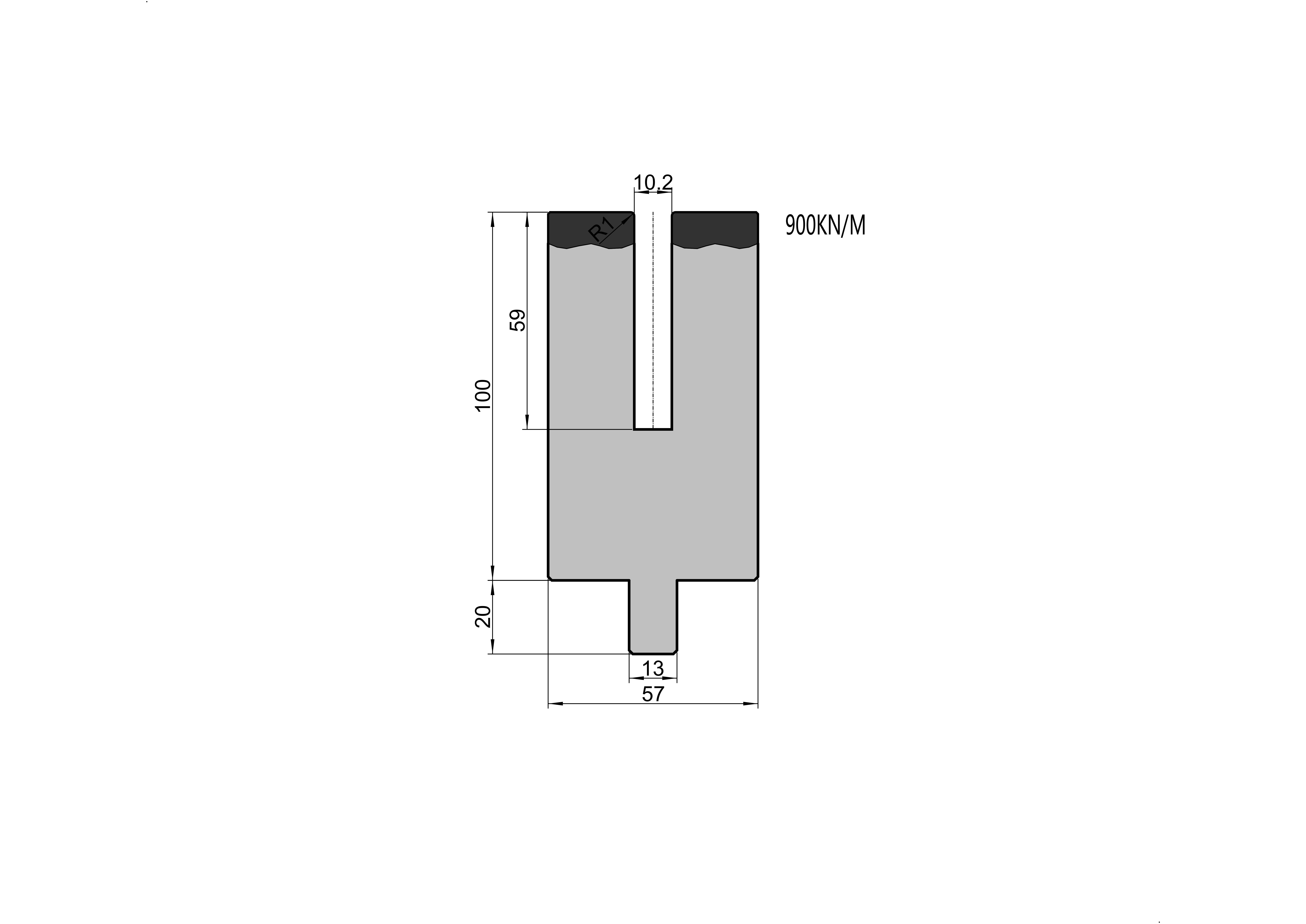 LVD Die 25.994 press brake tooling
