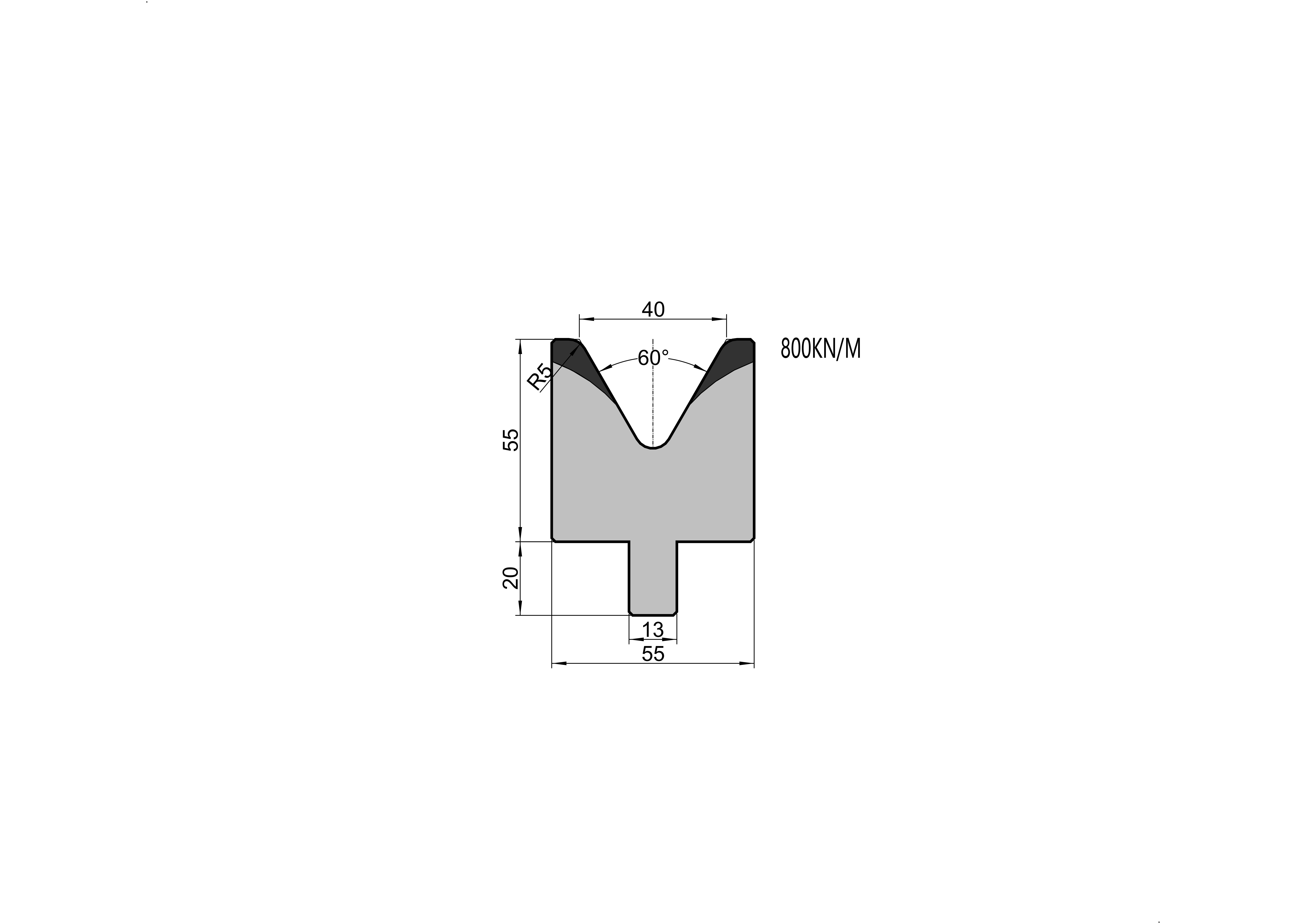 Bystronic Die 24.04 press brake tooling