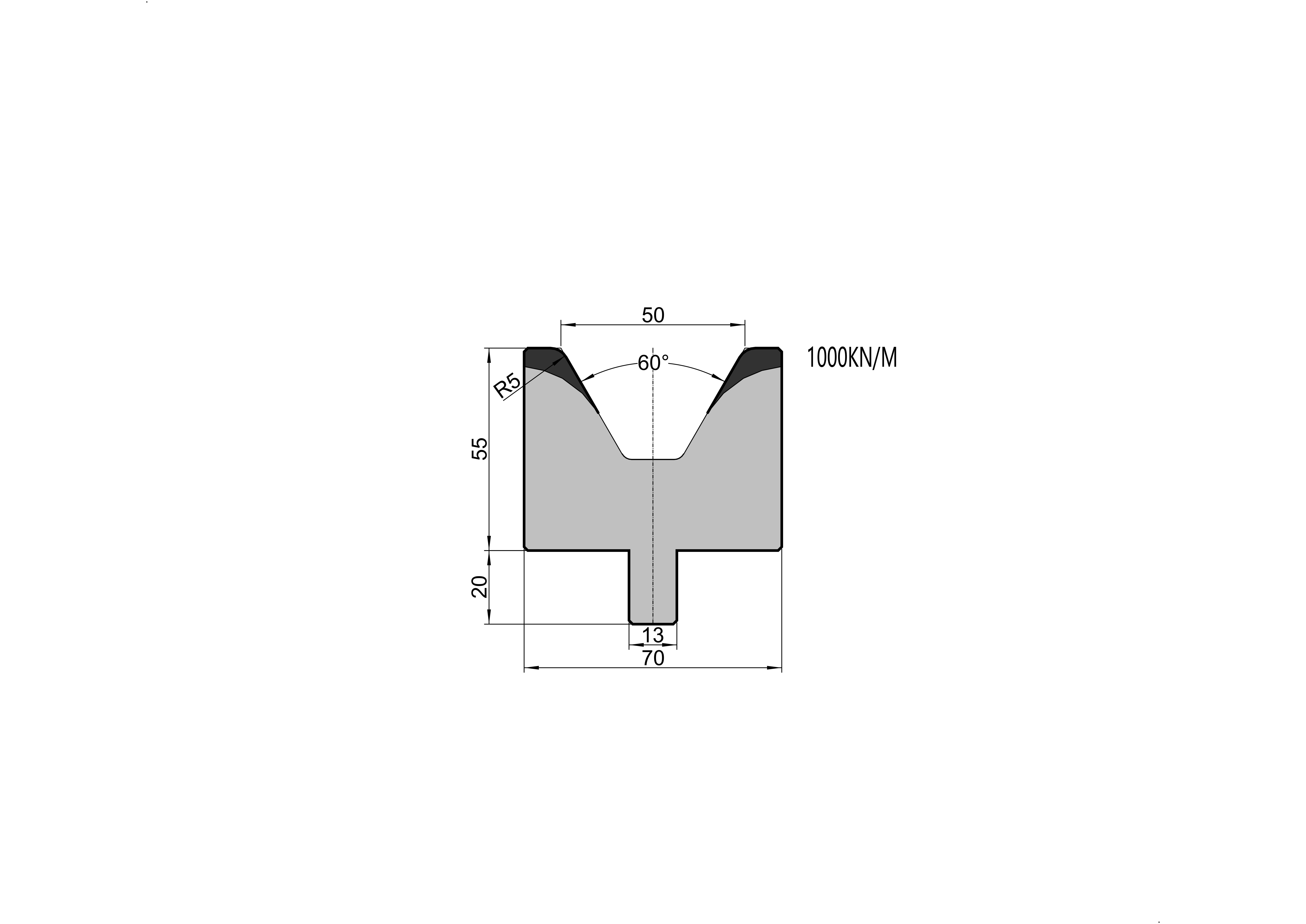 Bystronic Die 24.05 press brake tooling