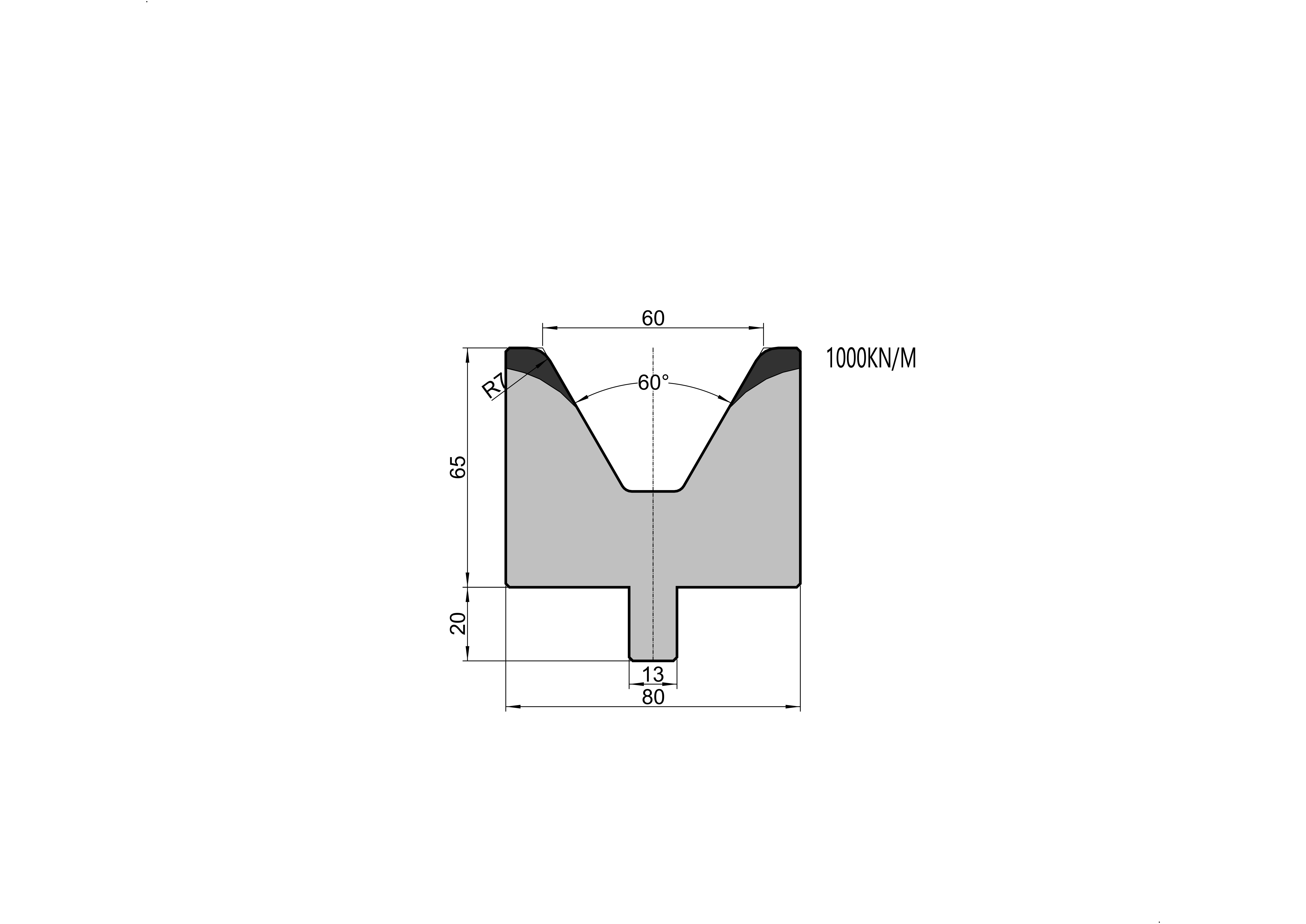 Bystronic Die 24.06 press brake tooling
