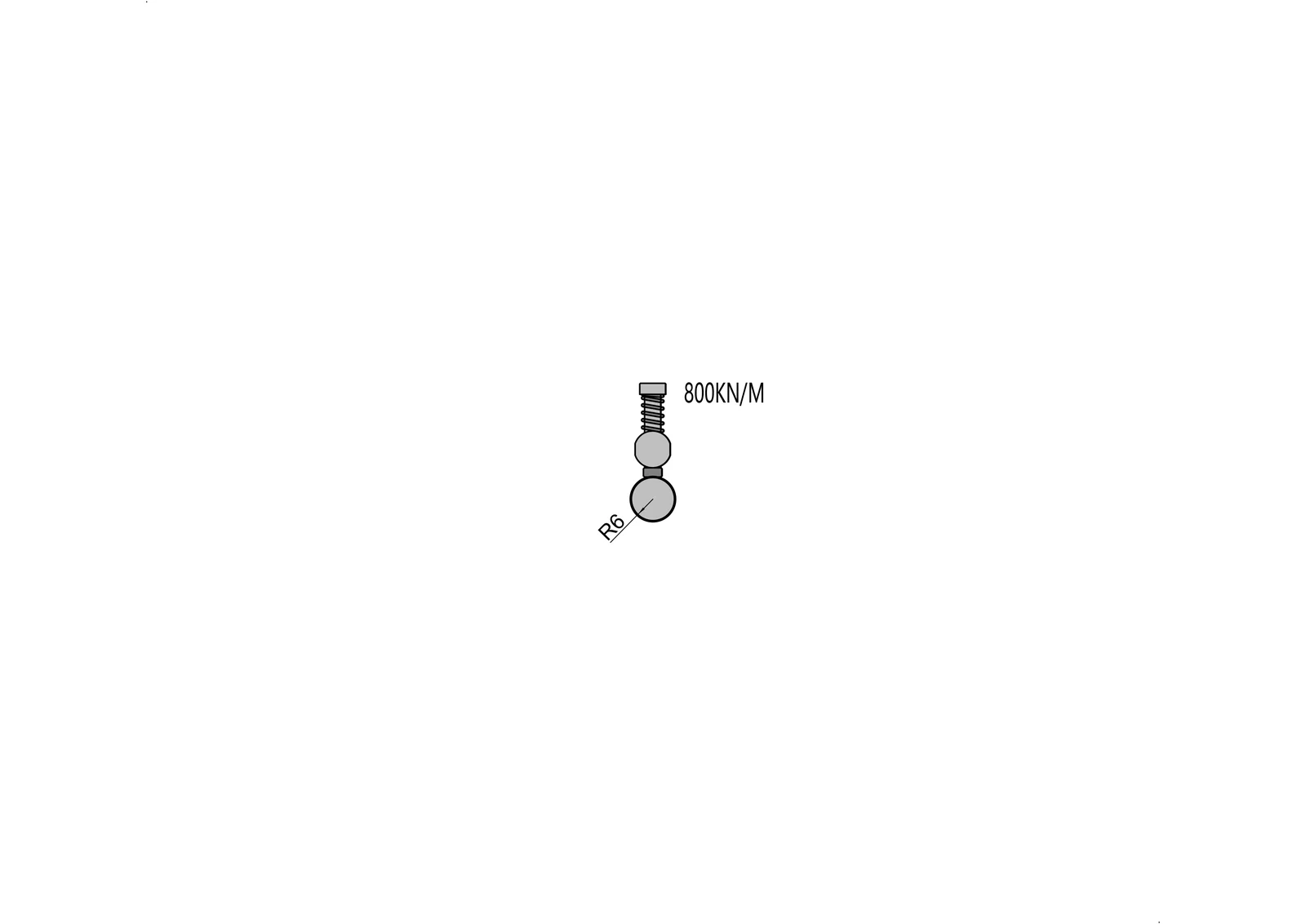 Radius Punch 10.187 - R6.0 mm press brake tooling
